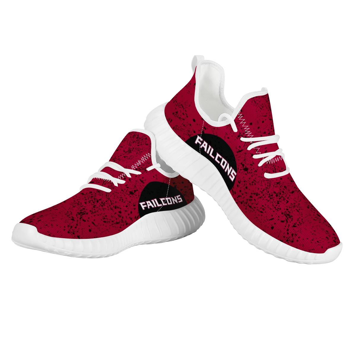 Women's Atlanta Falcons Mesh Knit Sneakers/Shoes 001